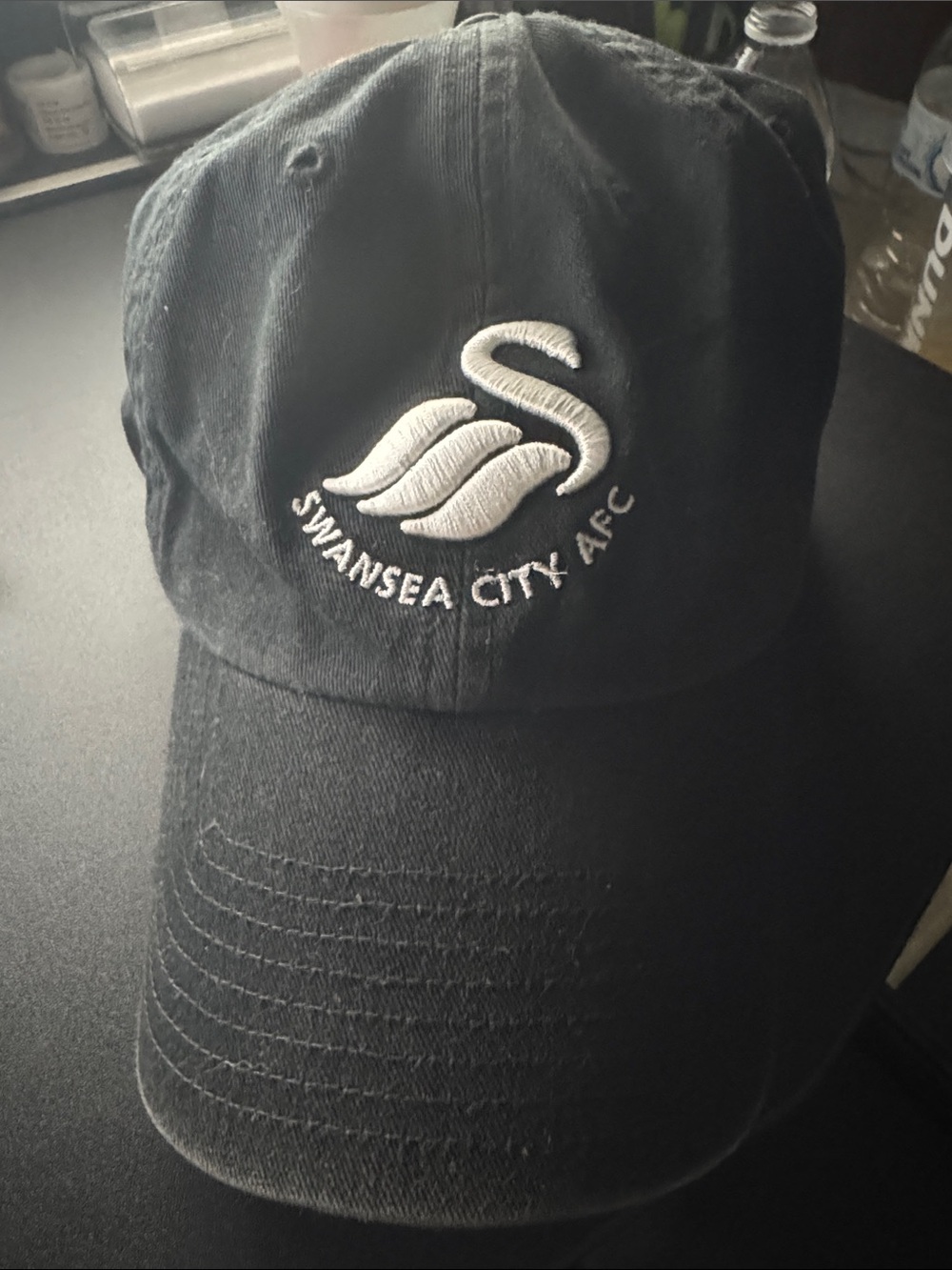 Swansea City AFC 47 Brand Black Adjustable Hat
